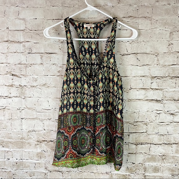 Women's Sundance Silk Racerback Tank Top Small